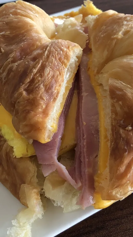 Great Ham and Cheese Breakfast Sandwich